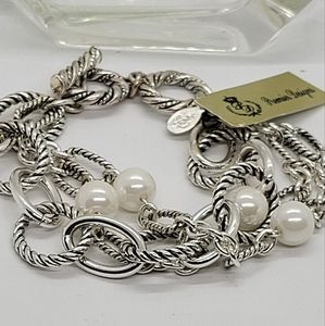 NWT Premeir Designs Signed Luxurious Chunky Bracelet